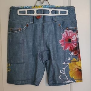 InknBurn Wildflower shorts 12